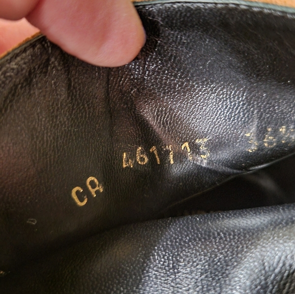 Saint Laurent YSL Camel Suede Booties 36.5 - Picture 11 of 12